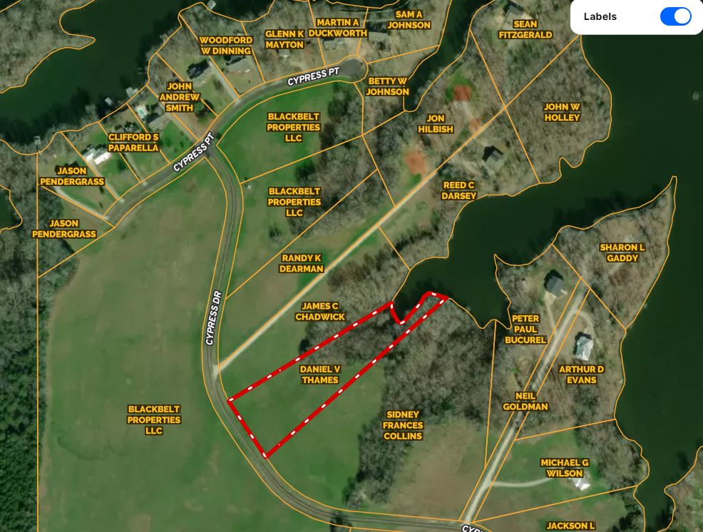 WaterFront Lot Cypress Drive Bill Mackey