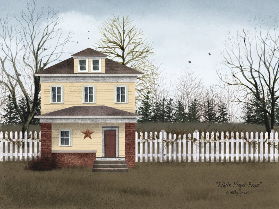 White Picket Fence Billy Jacobs Art Gallery