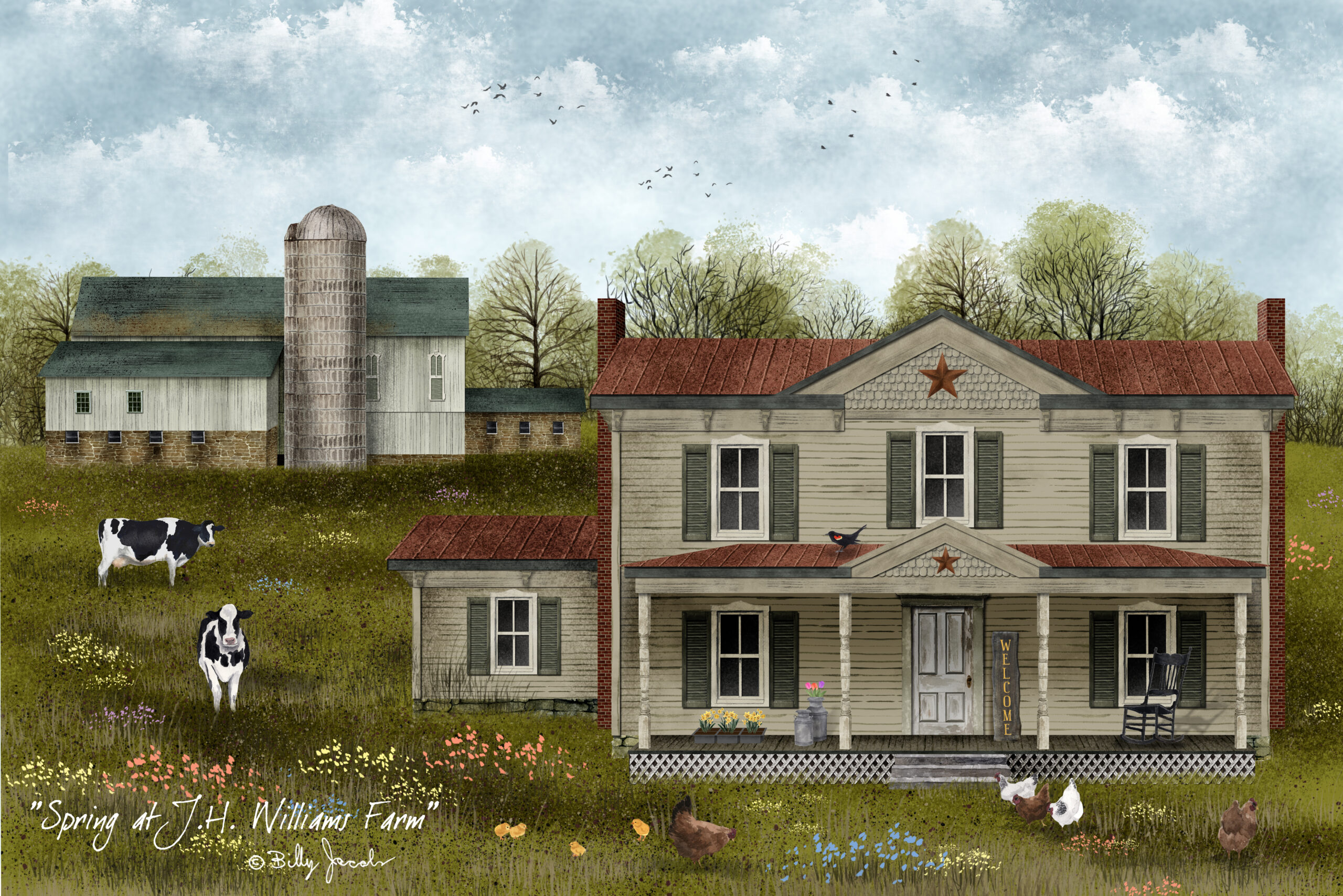Spring at J.H. Williams Farm Billy Jacobs Art Gallery