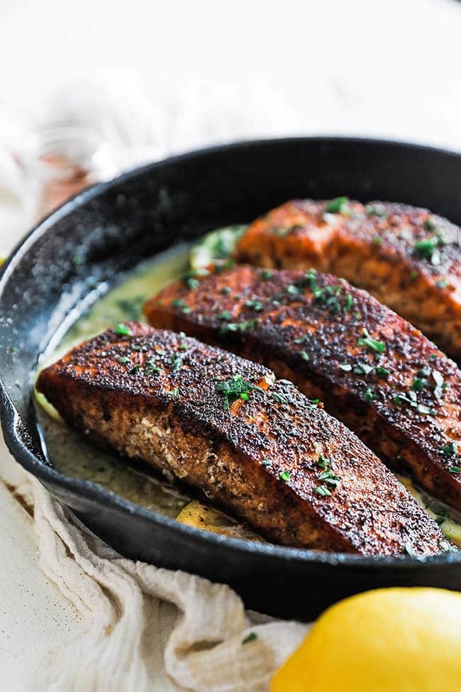 Easy Blackened Salmon Recipe Chef Billy Parisi