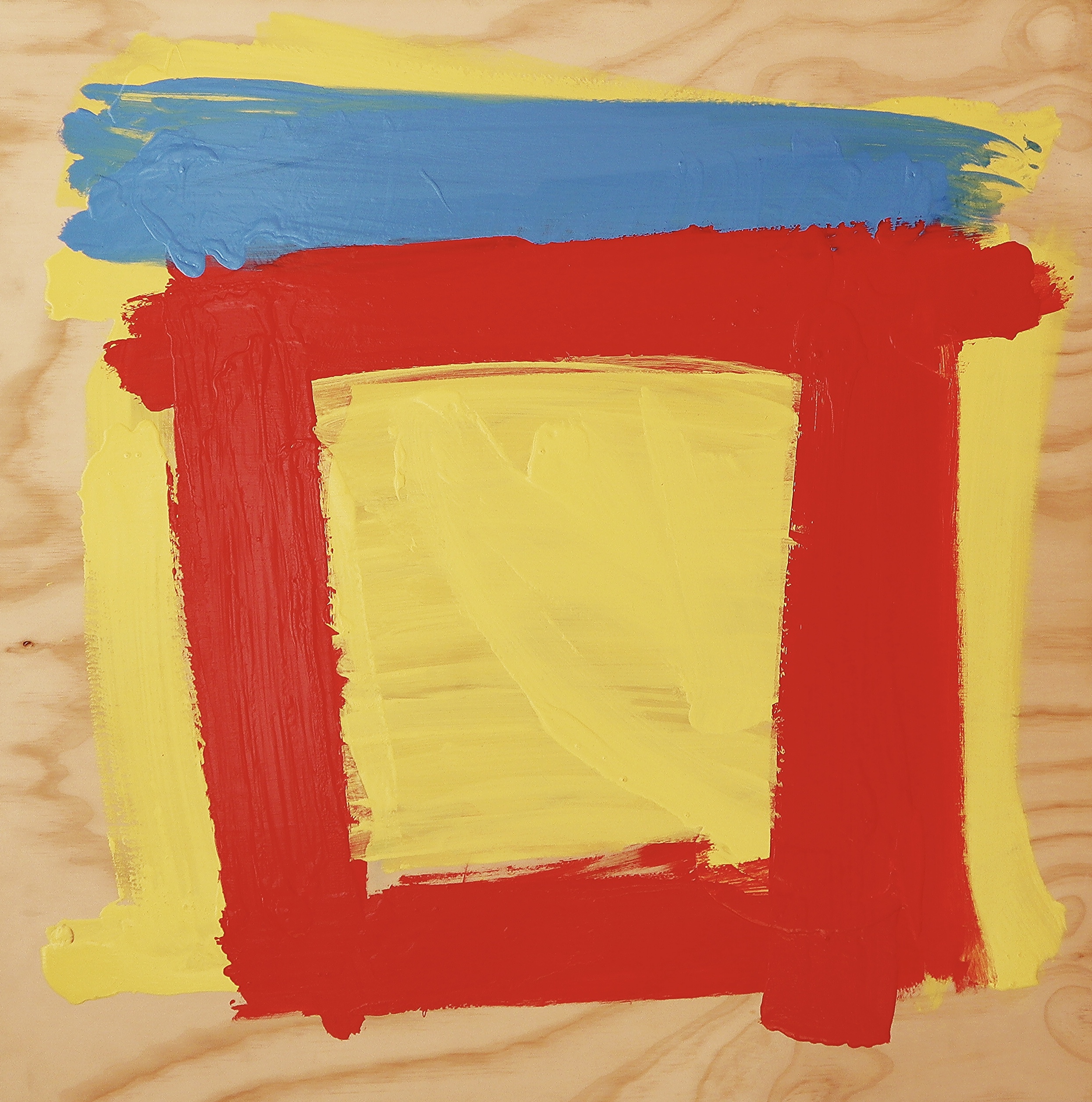 Red Yellow Blue Painting Slashed Jamie Paul Smith