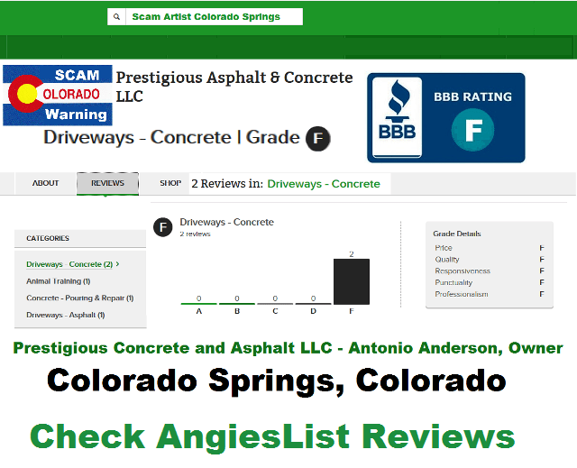 Monument Woodmoor Beware of Prestigious Asphalt and
