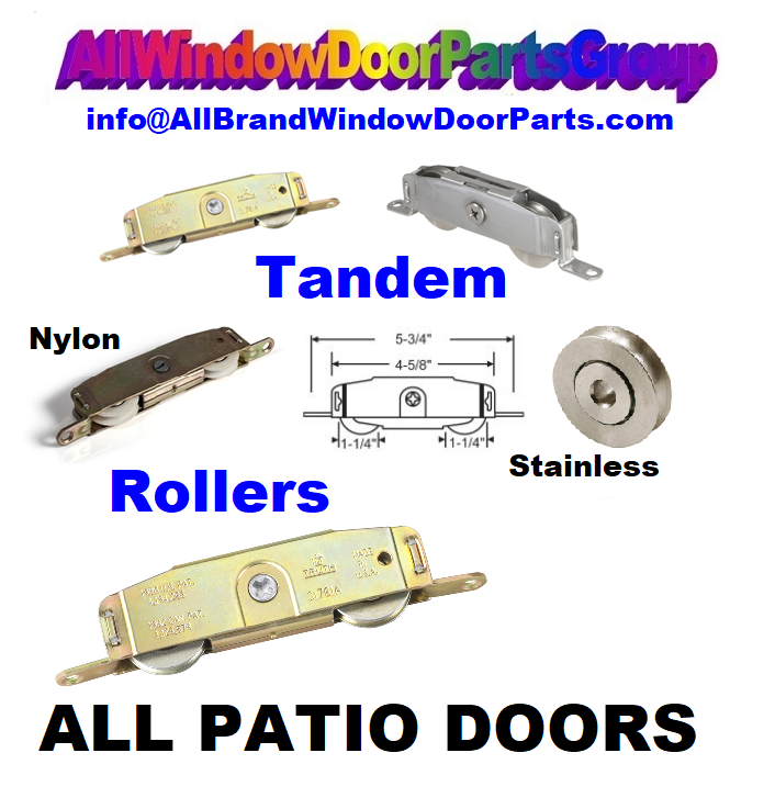 PGT Sliding Patio Door Roller Replacement Assembly Tandem Style