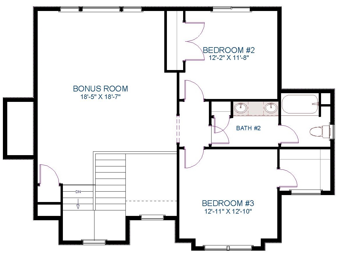 Southside2743 Flr2 Rendering Biltmore Co. Meridian Idaho Home Builder