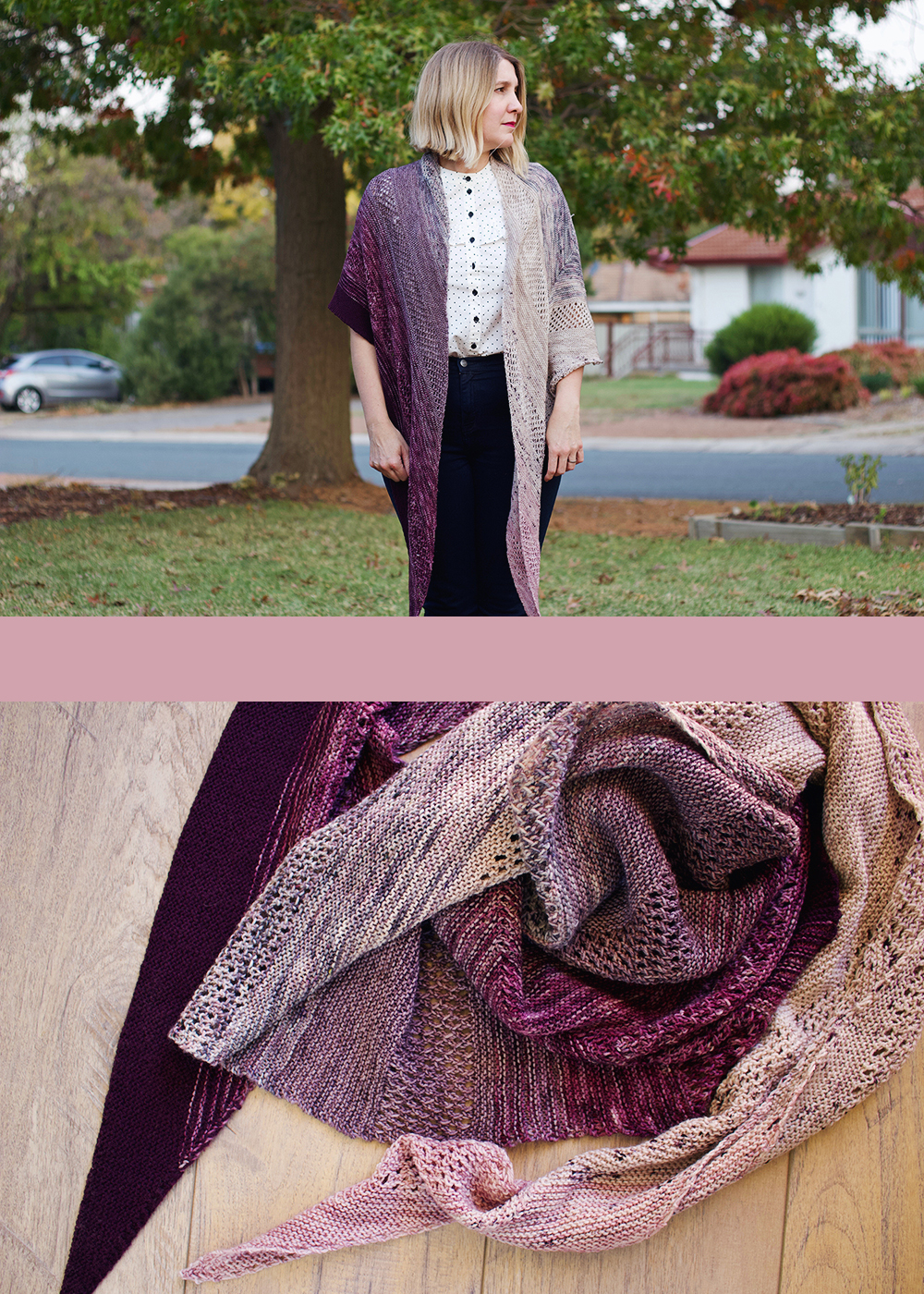 Amanda vs Find Your Fade Shawl