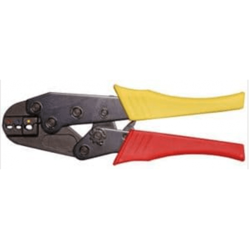 Crimping tool (Ratchet type) for preinsulated RED, BLUE & YELLOW