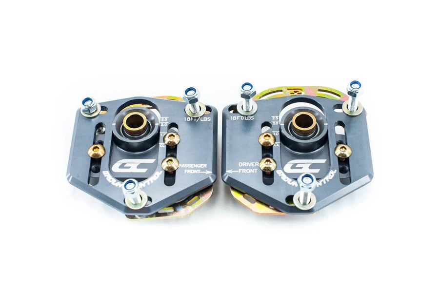 Ground Control Race Camber/Caster Plates E30 318i/325e/325i/M3