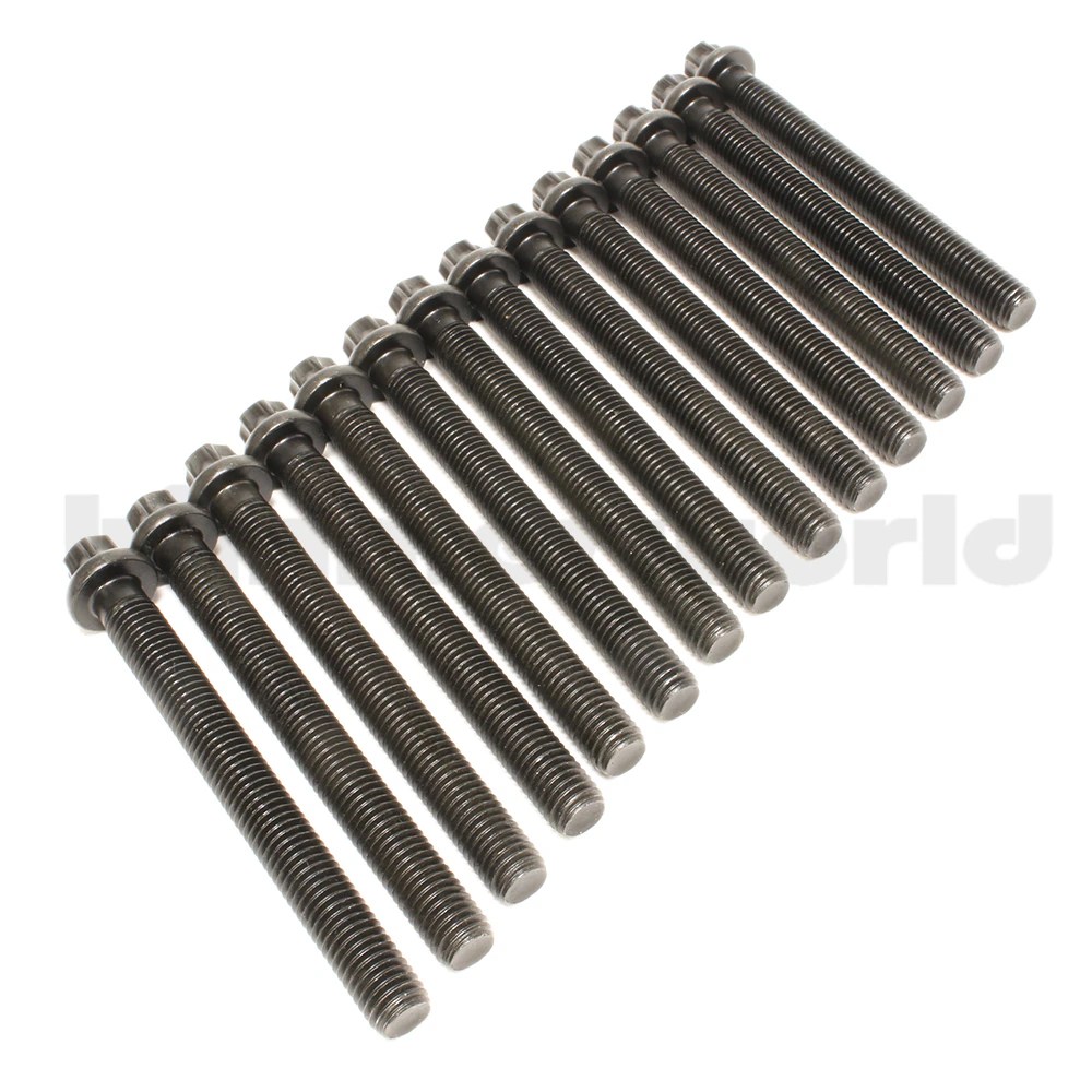 Head Bolt Set, Genuine BMW E36 325i/328i/M3, E34 525i, E39 528i, Z3, MZ3