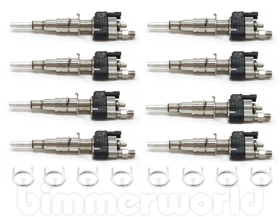 Fuel Injector Replacement Set Genuine BMW N63/S63 Engine
