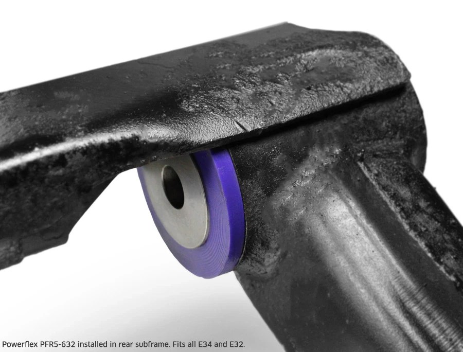 Rear Diff Rear Mounts, Powerflex E34 525i/530i/535i/540i/M5, E32 735i