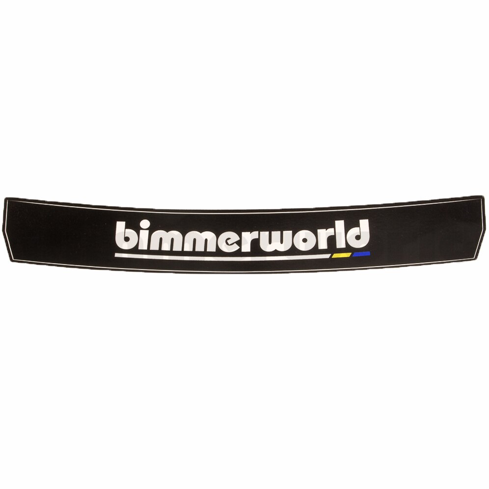 BimmerWorld Helmet Visor Decal