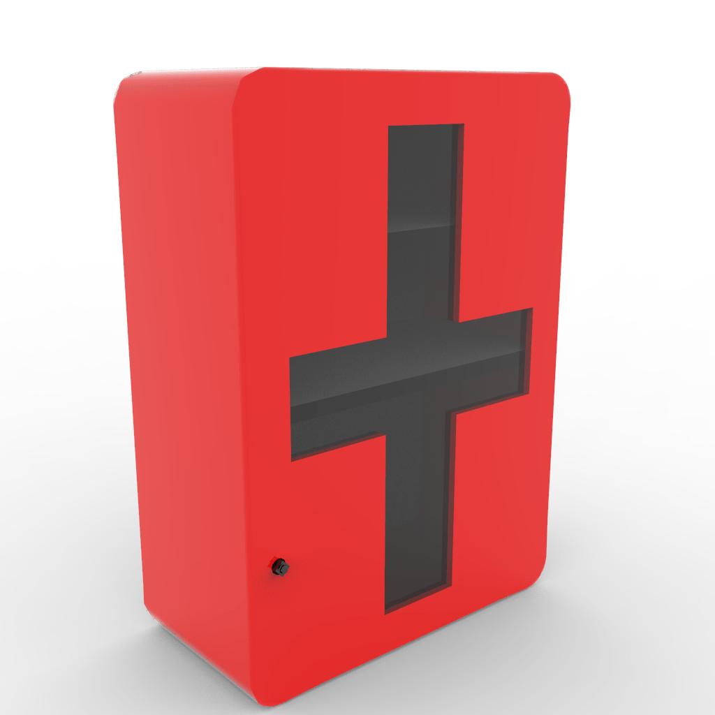 First Aid Kit Box With Symbol BIM Modeling services