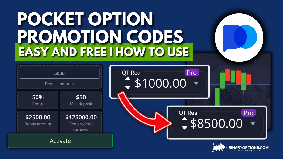 Pocket Option Promotion Code Easy And Free How To Use