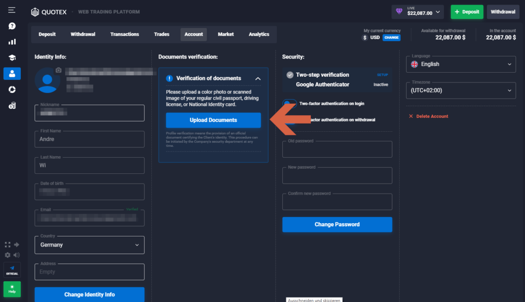 Quotex Verification Process & Time How To Verify