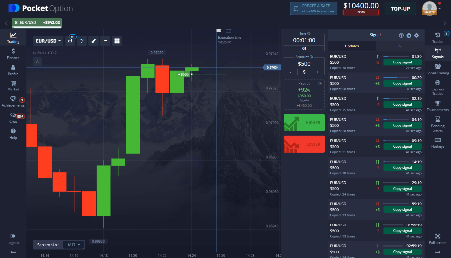 Señales Pocket Option cómo generar y encontrar las mejores