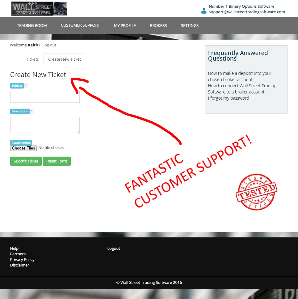 Wall Street Trading Software review Binary Options Tested