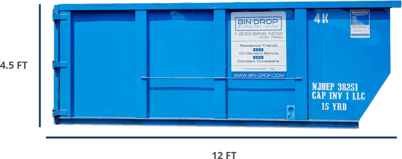 Dumpster Rentals in NJ BINDrop Compact Dumpsters
