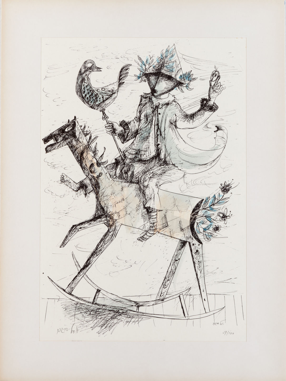 TheYosl Bergner Travels of Baron Rothschild to Palestine, portfolio