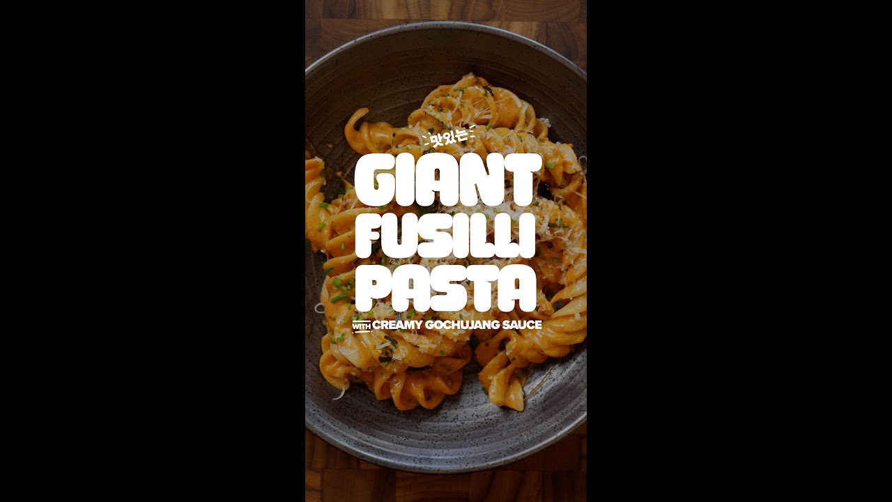 Giant Fusilli Gochujang Pasta Bing Chef The Art of Cooking
