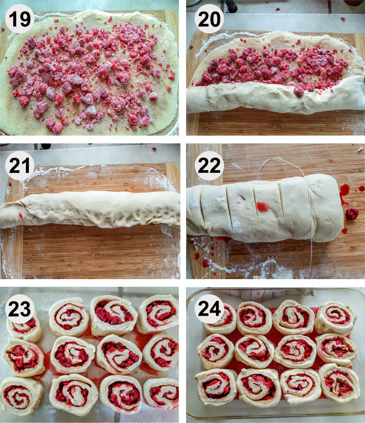 Raspberry Cinnamon Rolls Binky's Culinary Carnival