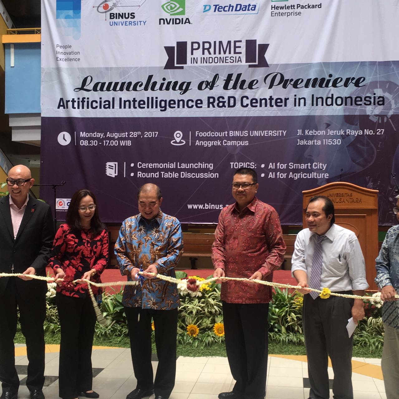 Kolaborasi BINUS UNIVERSITY, NVIDIA, dan dalam mendirikan