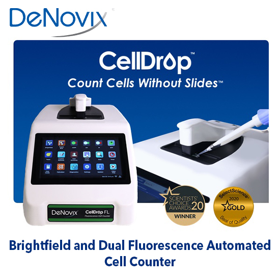 CellDrop™ Automated Cell Counters www.bioactive.co.th Cell Counters