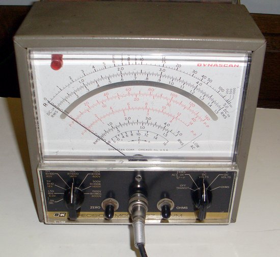 Dynascan Vacuum Tube Multitester VOM Multimeter Sale & help comments