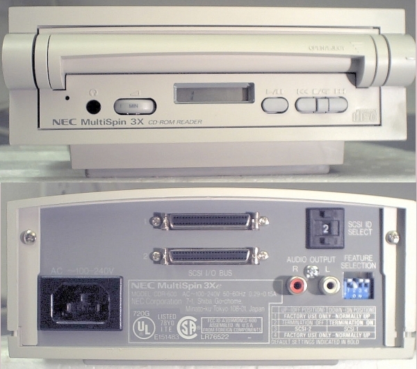 External SCSI CD rom reader 3X NEC Sale & help comments reviews.