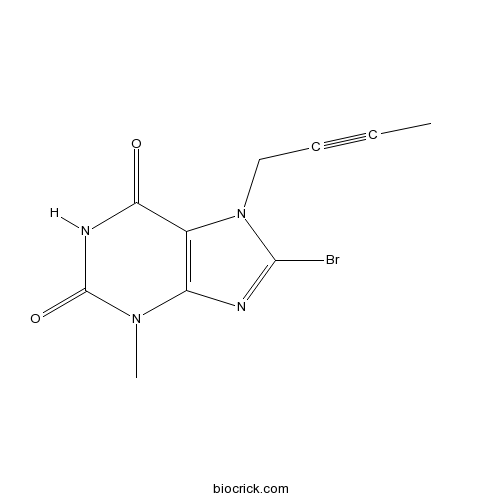 8Bromo7(but2yn1yl)3methyl1Hpurine2,6(3H,7H)dione CAS