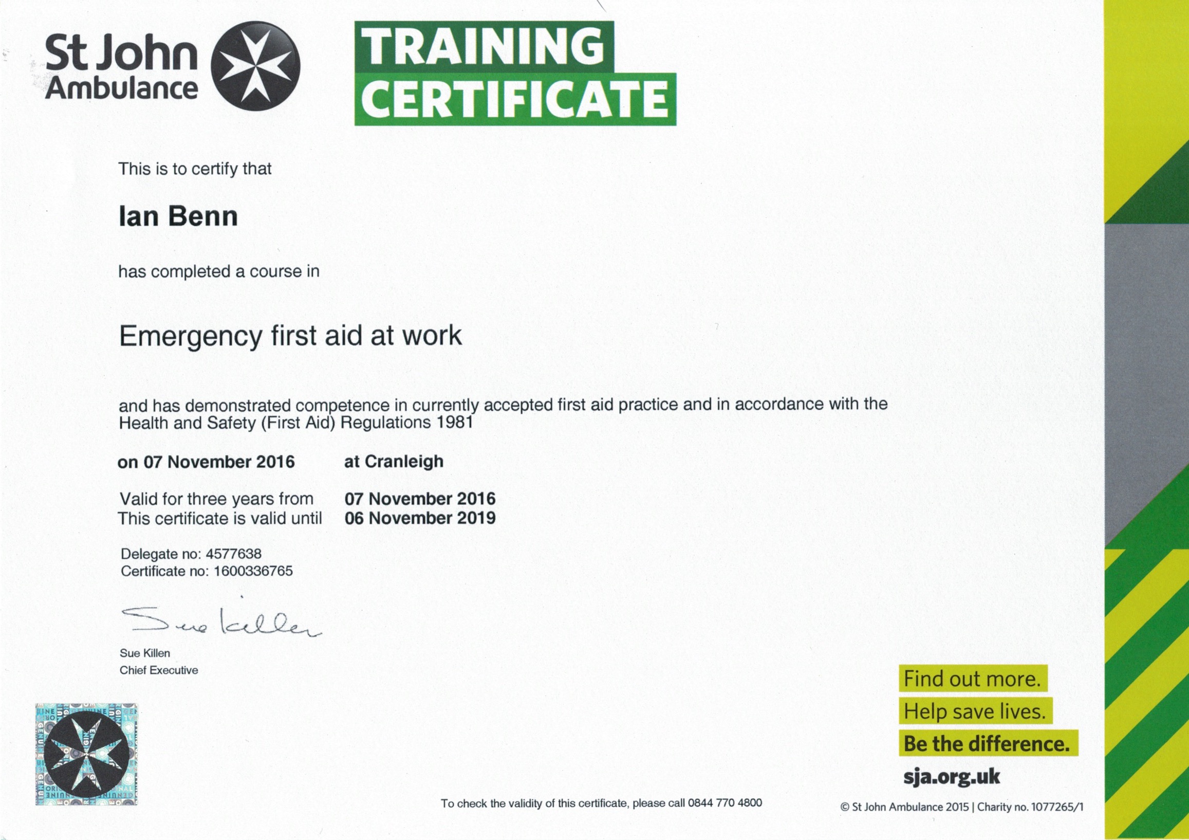 Emergency First Aid at Work Bioguard