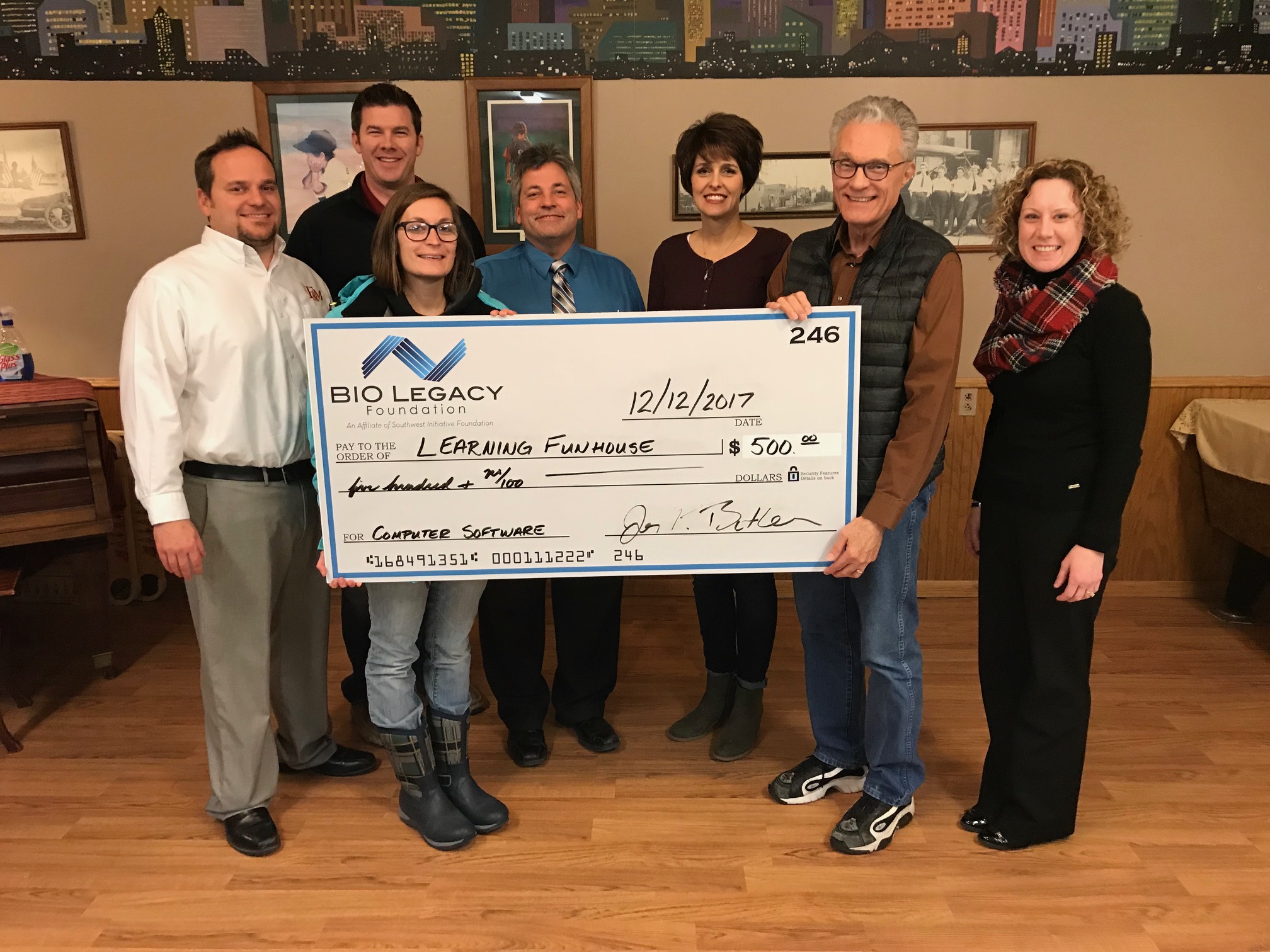 Bird Island Olivia Community Foundation Foundation to enhance our