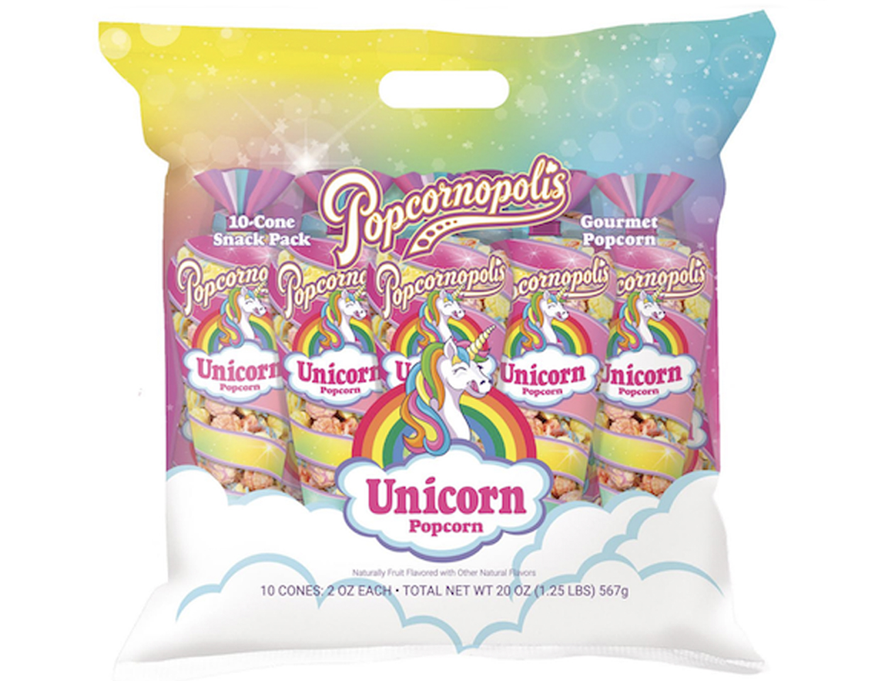 Popcornopolis Unicorn Popcorn Launches at Costco Bionic Buzz