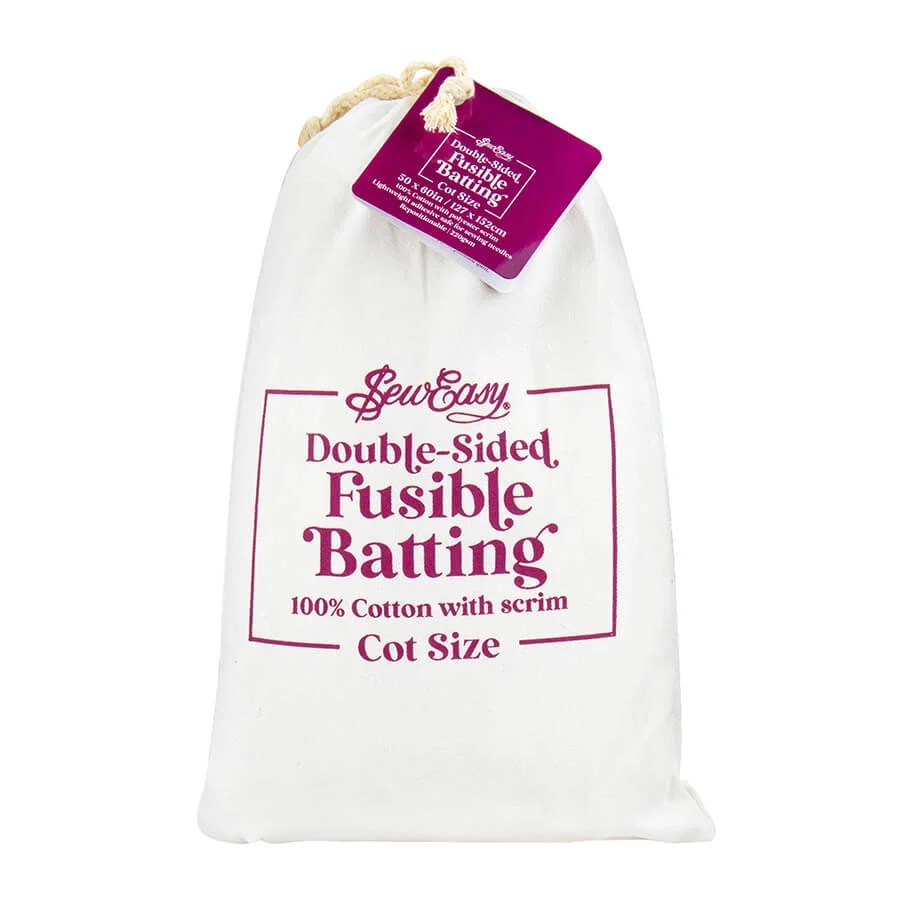 SEW EASY BATTING 100 COTTON FUSIBLE DOUBLE SIDED » Birch Wholesale