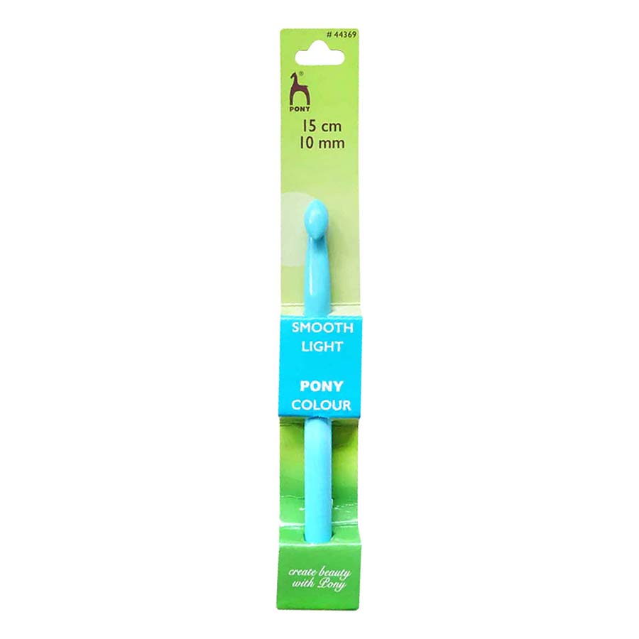 PONY COLOURED CROCHET HOOKS 15CM X 10MM PLASTIC » Birch Wholesale