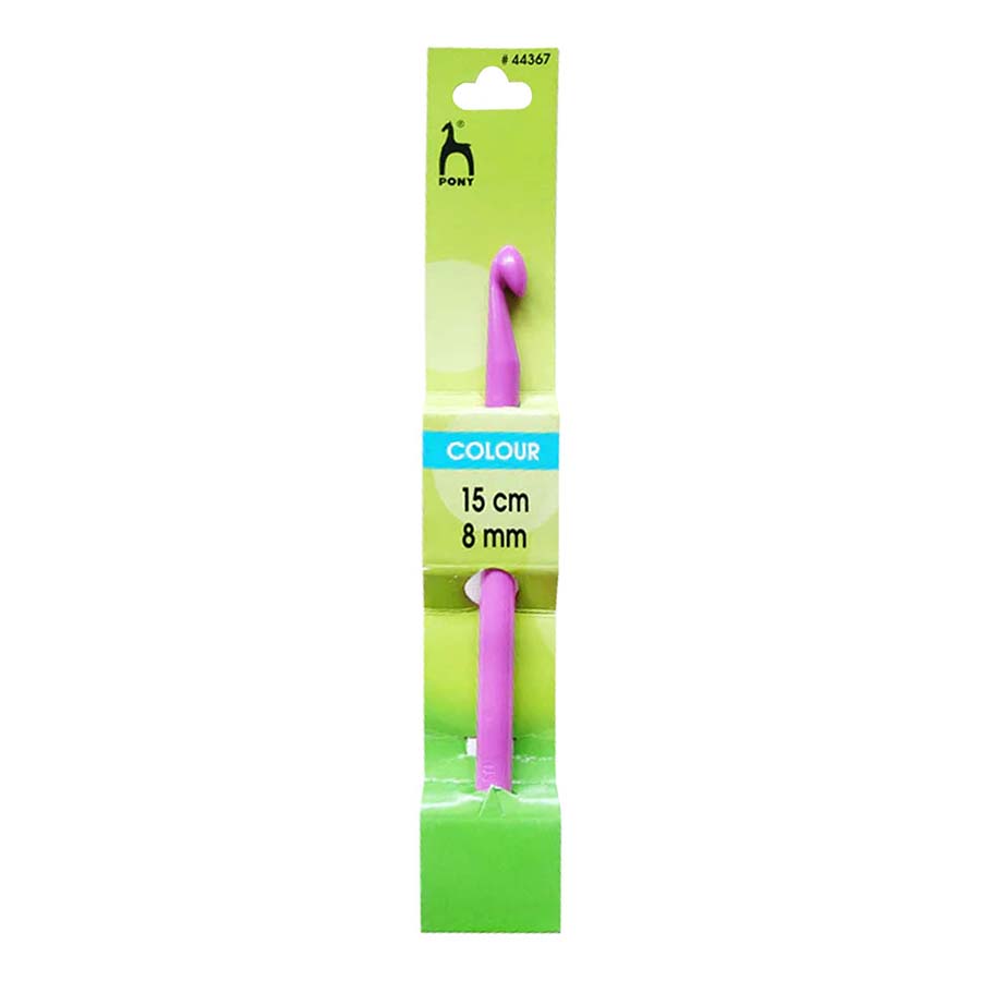 PONY COLOURED CROCHET HOOKS 15 X 8MM » Birch Wholesale