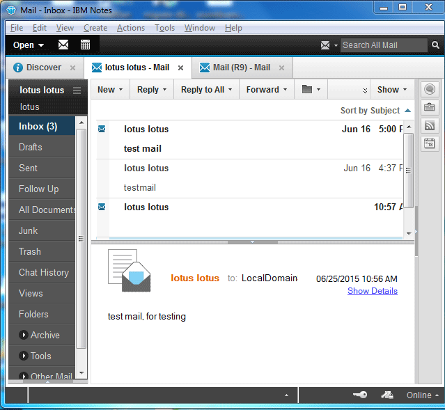 Export EML Emails from Lotus Notes