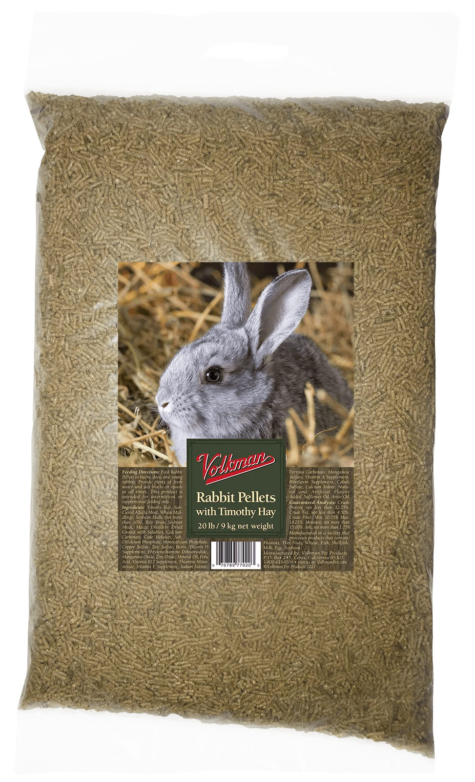 Volkman Rabbit Pellets With Timothy Hay Lbs