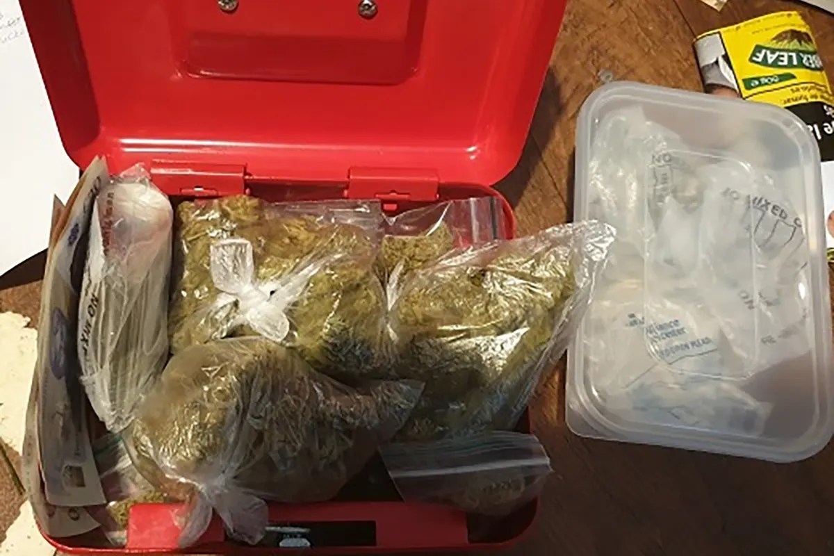 Arrest after cannabis, cash and suspected Class A drugs found in Kirkby