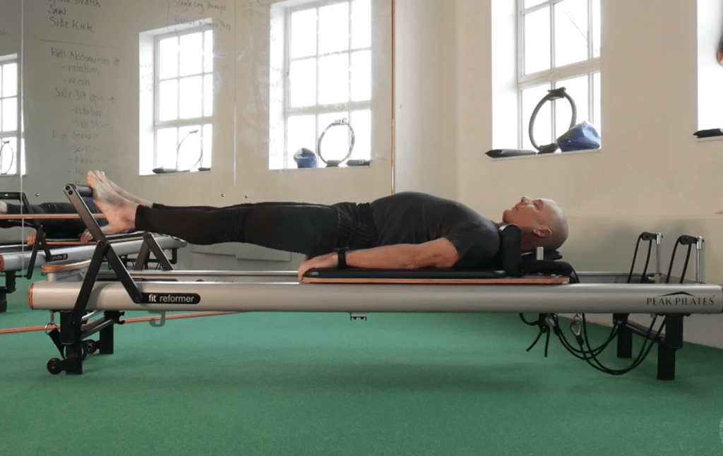 Reformer Footwork Parallel and V Position Birmingham Pilates Studios