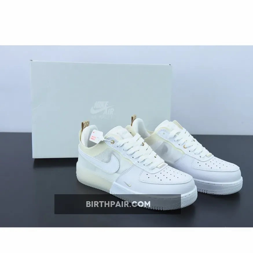 Nike Air Force 1 React White/Coconut MilkLight Iron Ore DH7615100