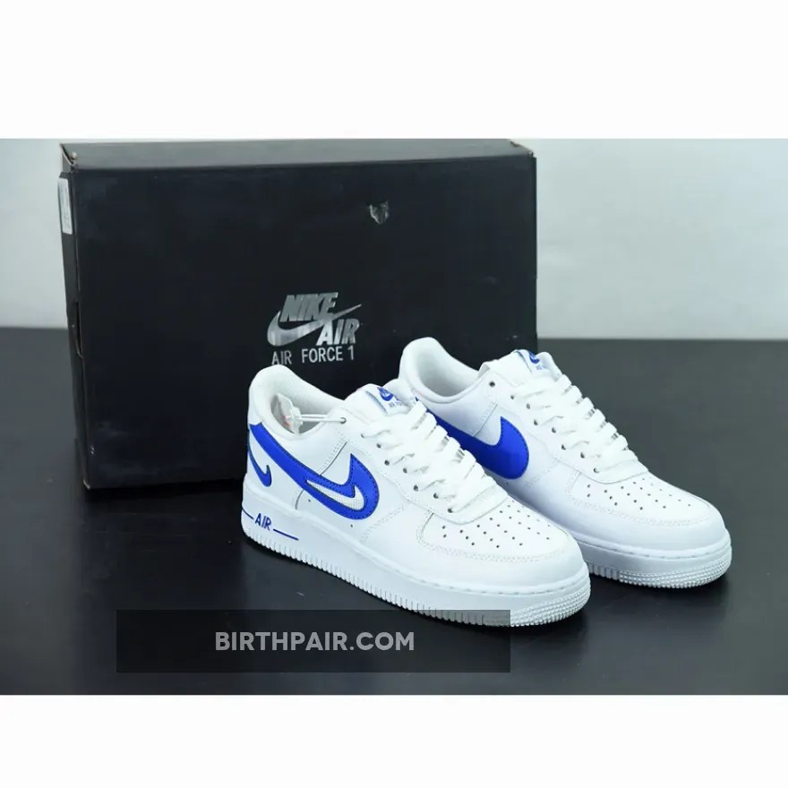 White Burgundy Air Force 1 / Nike Air Force 1 Low 40th Anniversary