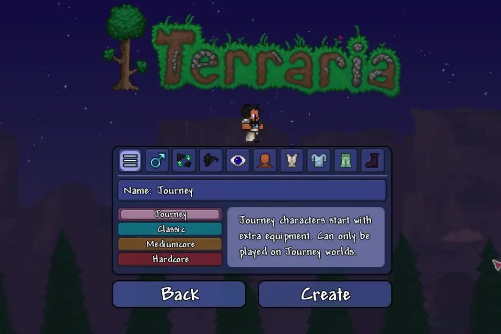 What is Journey Mode in Terraria?