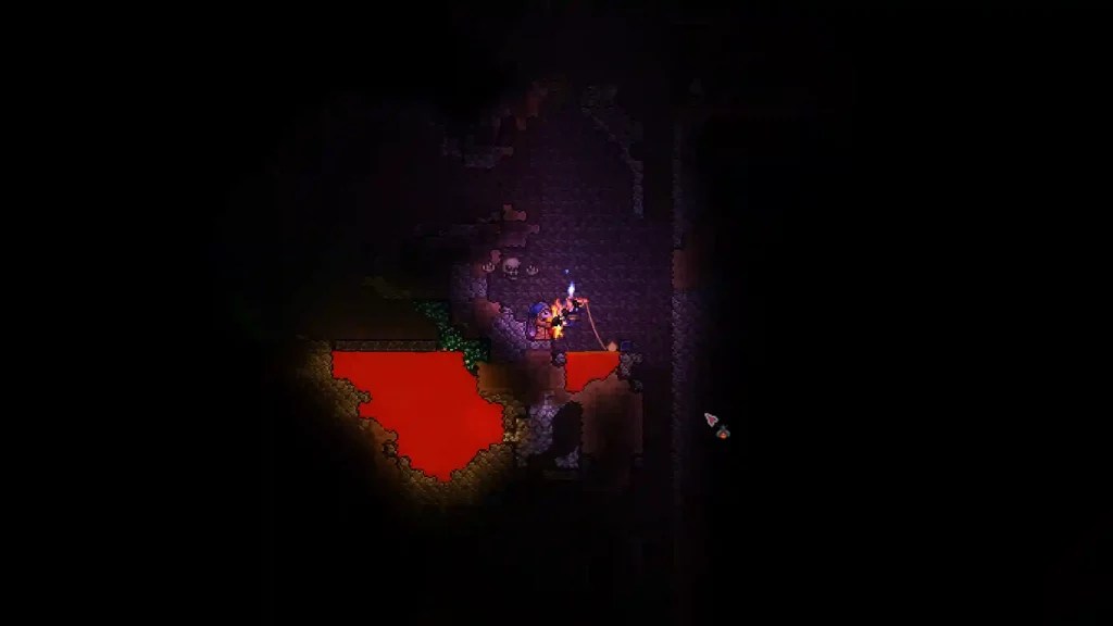 How to Fish in Lava in Terraria