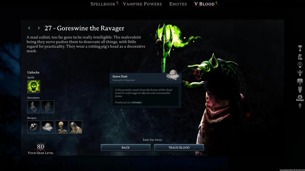 V Rising Grave Dust Farming Guide Best Location, Mobs, & All Crafting