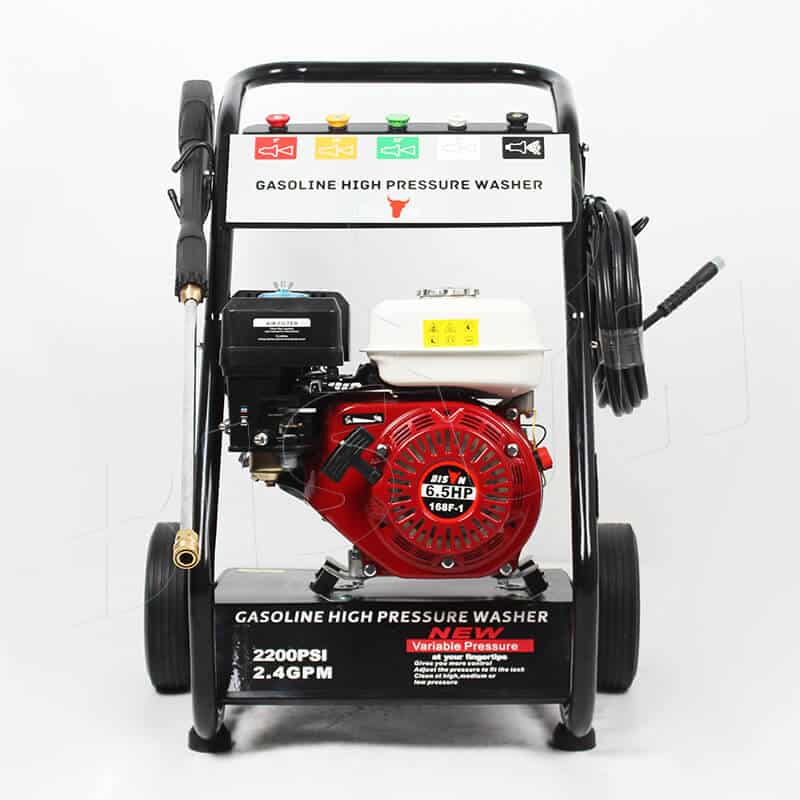 China Bison Petrol Jet Wash 6.5HP Max 2600PSI Power Washer