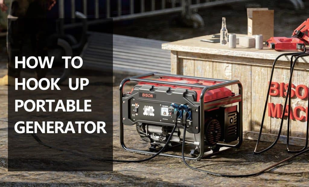 How to hook up a portable generator BISON