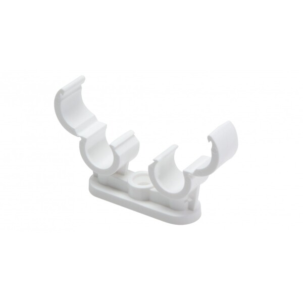 BISON 15mm Talon Double Pipe Clip