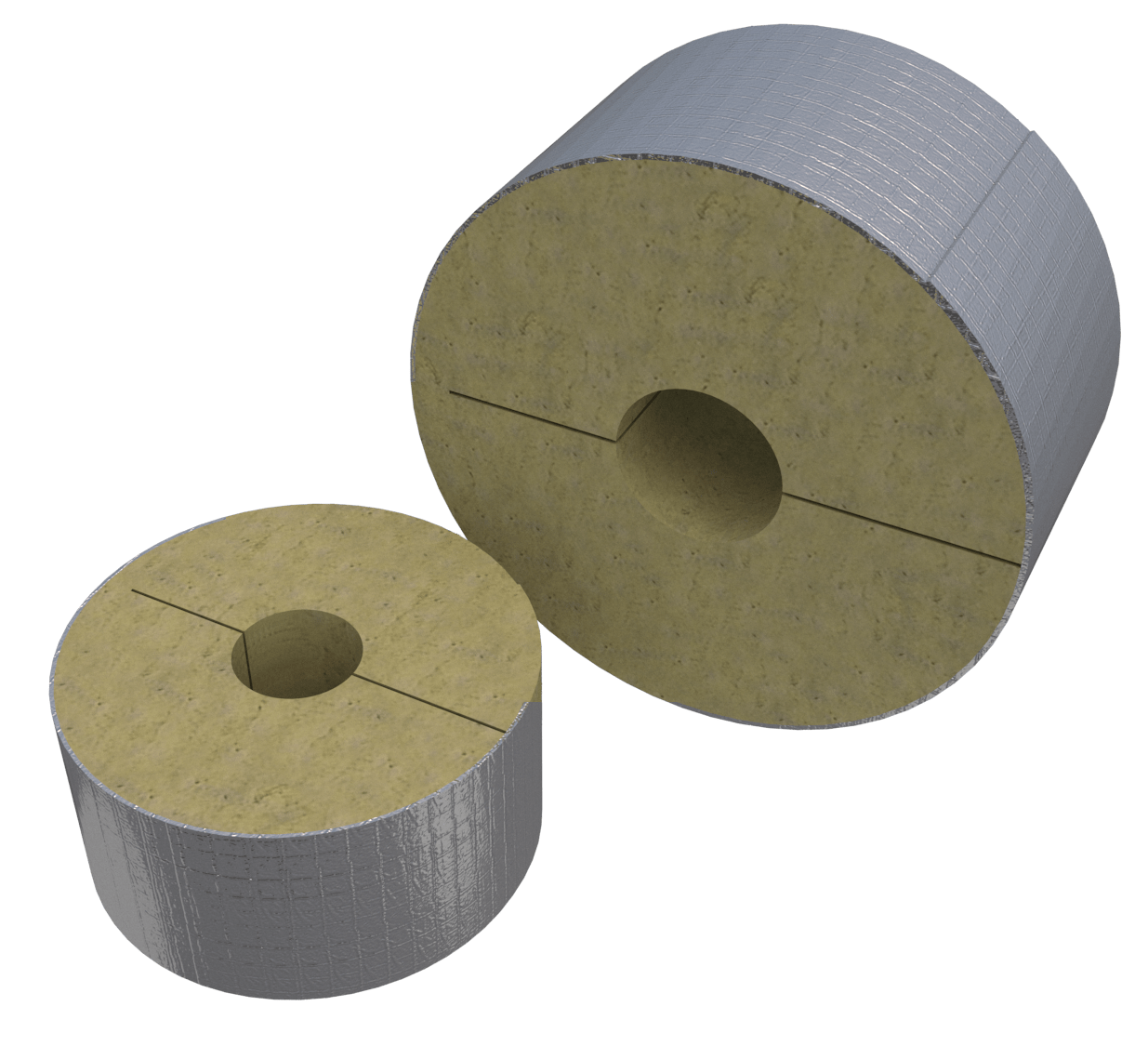 BISON Rockwool Rocklap pipe support 27x25x80mm