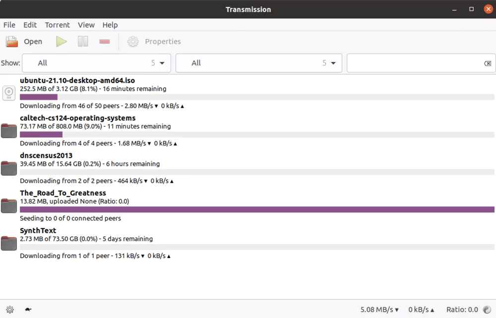 Transmission 4 ist verfügbar TorrentClient
