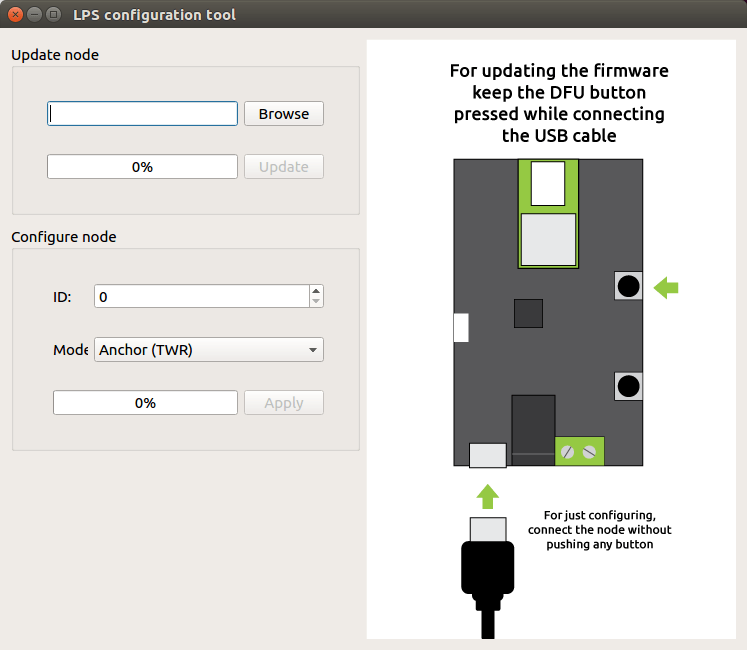 LPS configuration tool Bitcraze